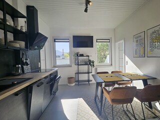 Apartment Rainer, Kitchen-Living Area