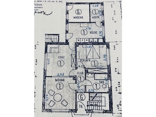 Grundriss der Wohnung