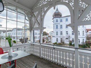 Möblierter Balkon