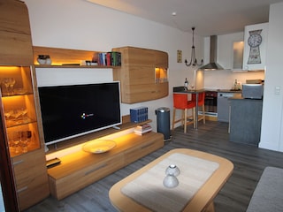 Wohn- und Essbereich mit offener Küche