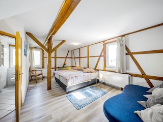 Blick in ein Gästezimmer