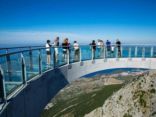 Skywalk - Biokovo Berg - Naturpark 1200 m Höhe