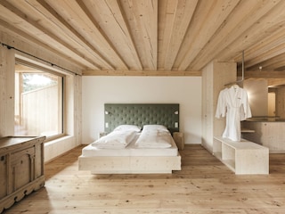 Lichtdurchflutetes Schlafzimmer