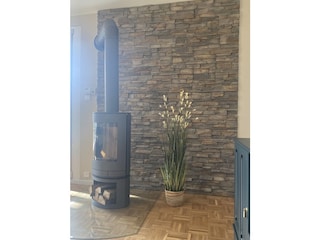 Kaminofen im Wohnzimmer