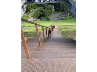 Die Himmelstreppe an der Staumauer