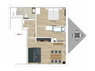 Apartamento de vacaciones Wangerooge Plano de planta 24
