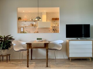 Essplatz im Wohnzimmer