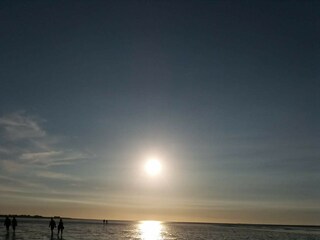 Sonnenuntergang am Strand in Schillig