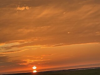 Sonnenuntergang in Schillig