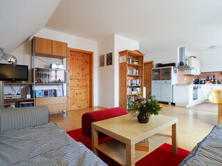 offener Wohn- Essbereich