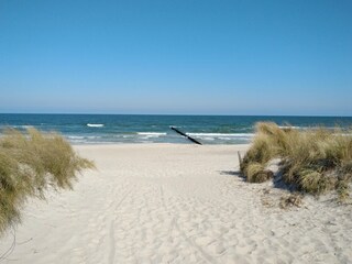 Feinster Sandstrand an der Ostseeküste