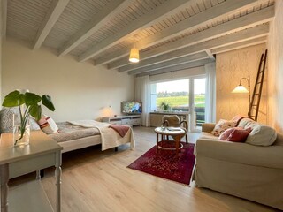 Fewo Marienhof - Wohn-/Schlafzimmer