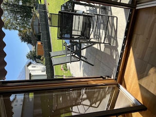 Ausblick Schlafzimmer Terrasse