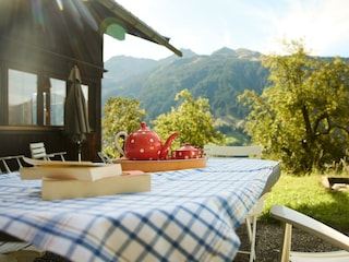 Sonnenterasse Blick auf Hochjoch im Su?den