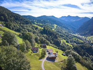 Außenansicht nach Osten mit Silbertal und Verwall
