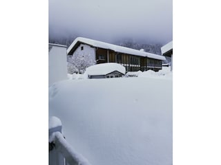 Tiefverschneiter Garten