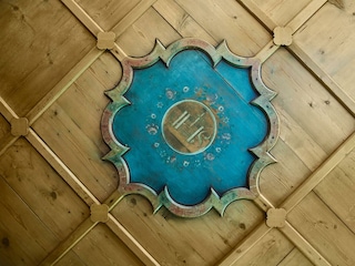 Deckenmalerei in der Stube