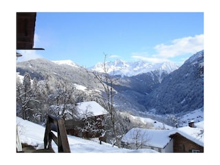 Wintersicht vom Chalet Alte Mu?hle zum Verwall