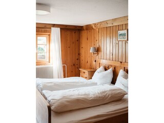 Hus Sigritta Zimmer 6, Doppelbett und Balkon