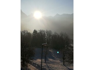 Sonnenaufgang im Winter