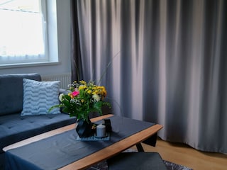 Abtrennung Wohn und Schlafmöglichkeit