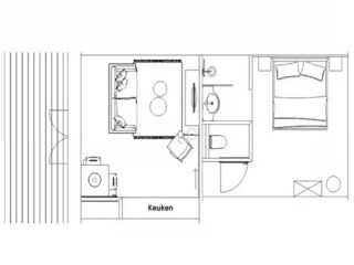 Appartement Zoutelande Plan d'étage 21