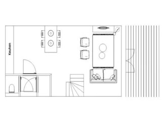 Apartamento Zoutelande Plano de planta 28
