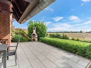 Terrasse mit Feldblick