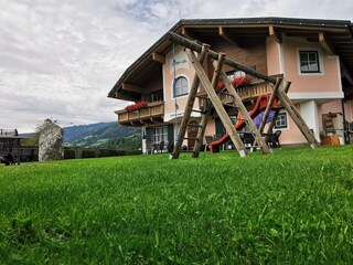 Haus mit Gemeinschaftsgarten