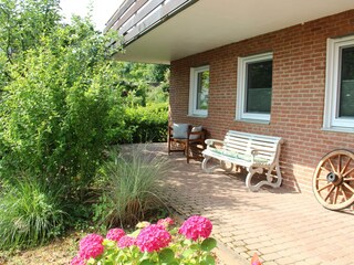 Weg zur Ferienwohnung