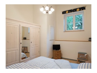 Schlafzimmer mit Doppelbett