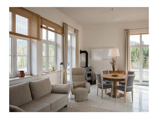 Wohnzimmer mit Pelletofen