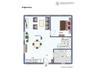 Vakantiehuis Greetsiel Grondplan 19