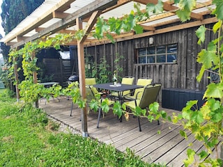 Gemütliche Stunden auf der Terrasse