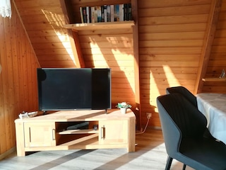 Wohnzimmer mit TV
