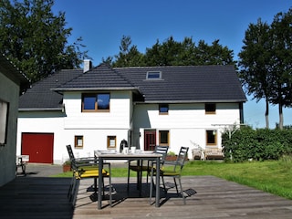 Ferienhaus am Hohen Venn von der Terrasse