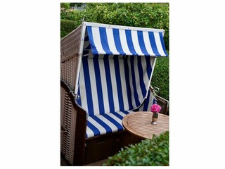 Jede Wohnung hat einen Sitzplatz im Garten