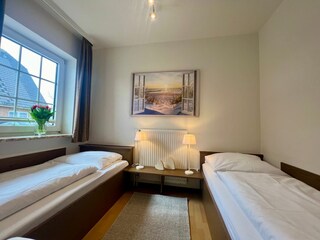 Einzelbetten im Schlafzimmer