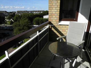 Blick vom Balkon