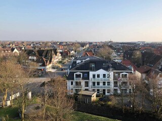 Ausblick über Büsum Richtung Hafen