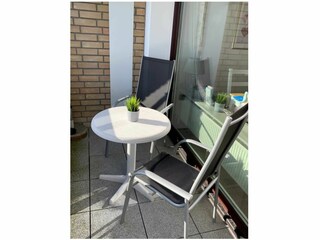 Auf dem Balkon