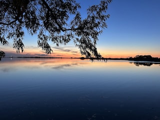 Abendstimmung in der Orther Bucht