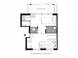 Appartement Zoutelande Grondplan 39