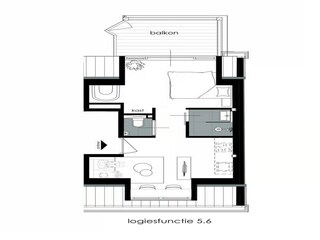 Appartement Zoutelande Grondplan 18