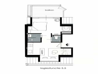 Appartement Zoutelande Plan d'étage 41