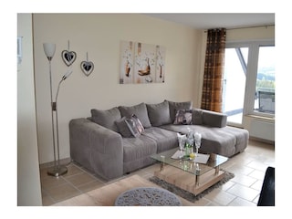 Wohnbereich - Blick auf Kuschelsofa