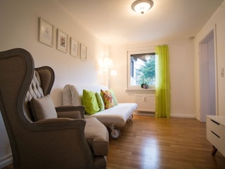 Wohnzimmer mit Schlafcouch