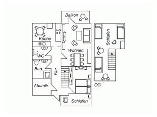 Holiday apartment Travemünde Floor Plan 23