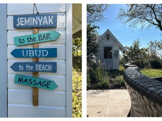 Im Schuppen befinden sich 2 Fahrräder.