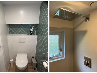 Modernes Badezimmer herrlicher Regendusche.